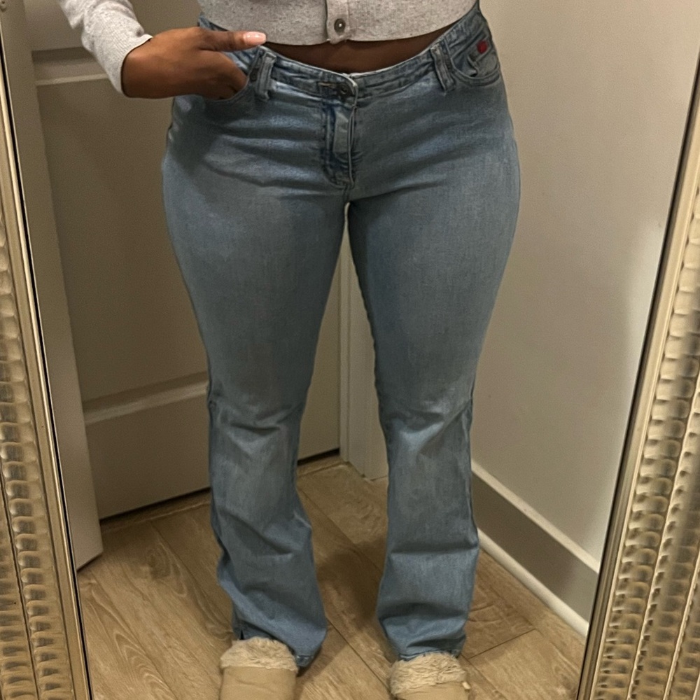 Y2K Wide leg Jeans with Sparkles ✨